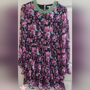 Chiffon Floral Dress BarIII